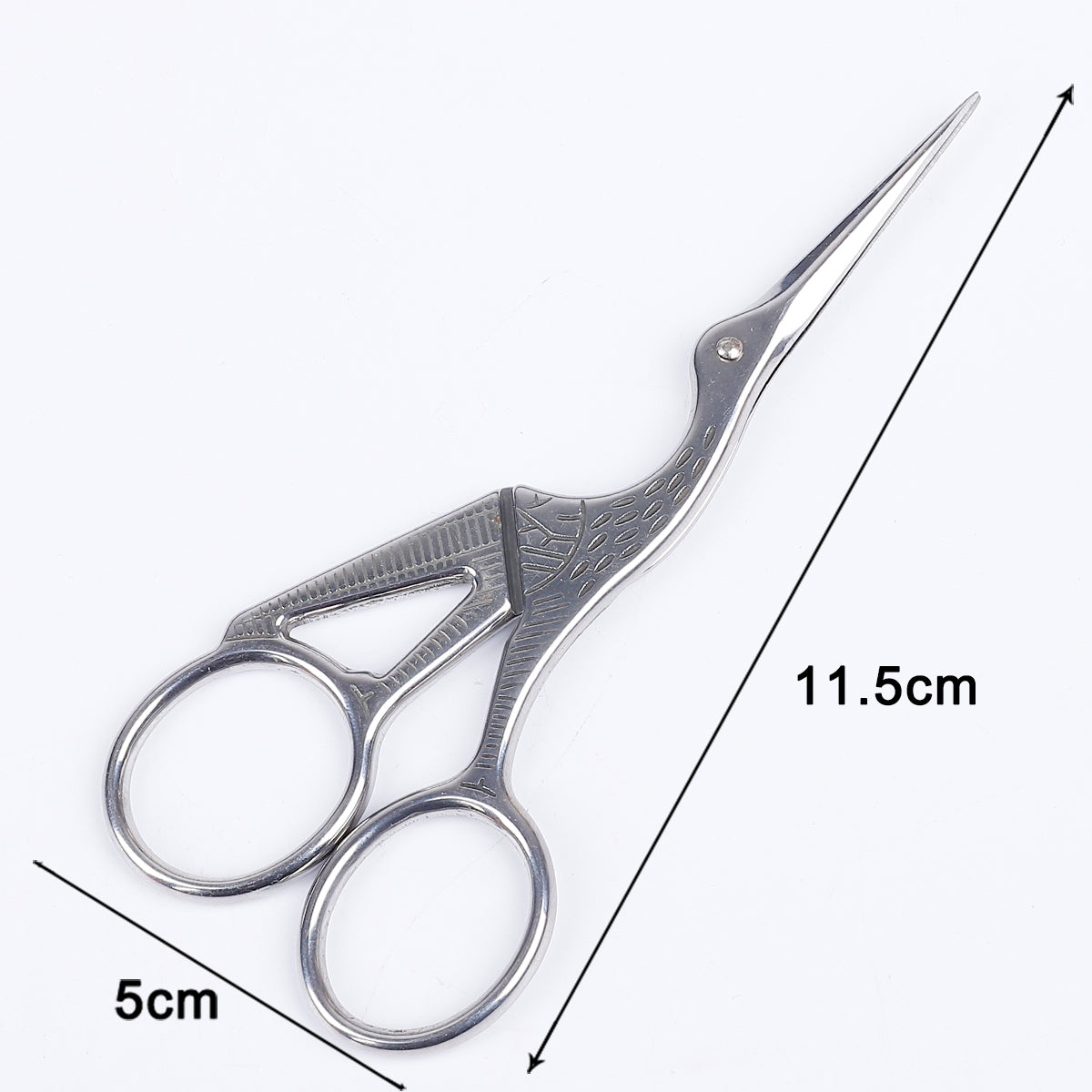 Embroidery Cross Stitch Crane Scissors