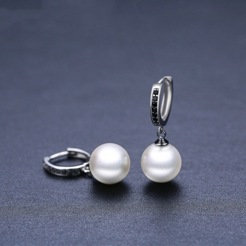 Trendy Round Ball Stud Earrings Minimalist Design