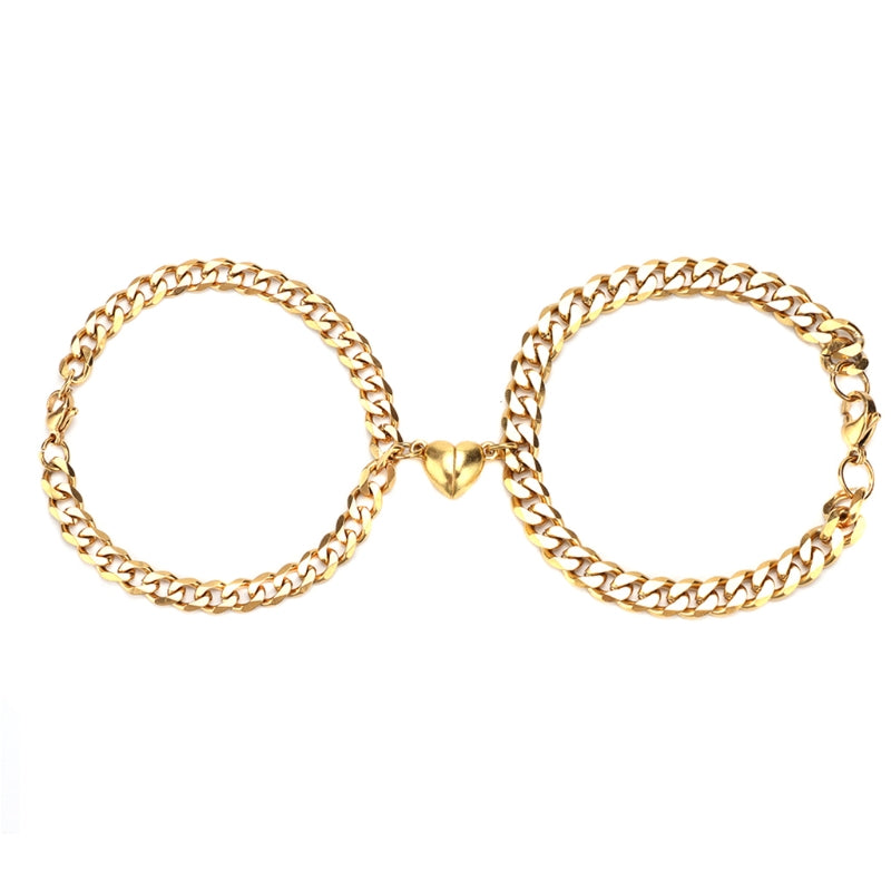 Love Magnet Attracts A Pair Of Male And Female Couple Bracelets