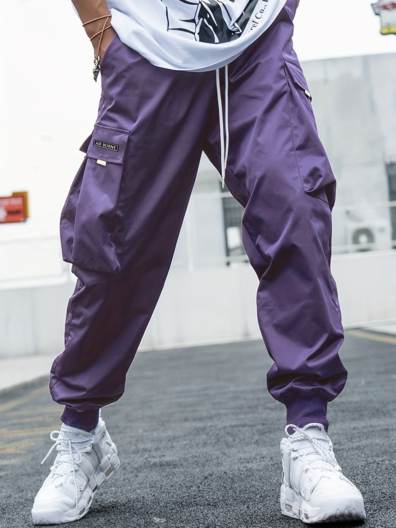 Oversized Cargo Multi-pocket Men's Casual Pants