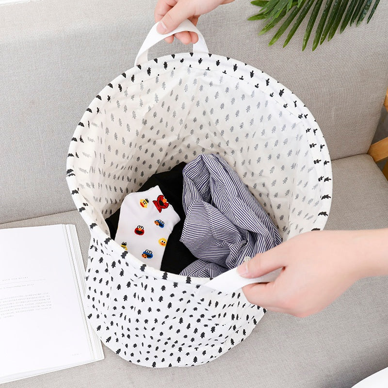 Household cloth dirty clothes basket