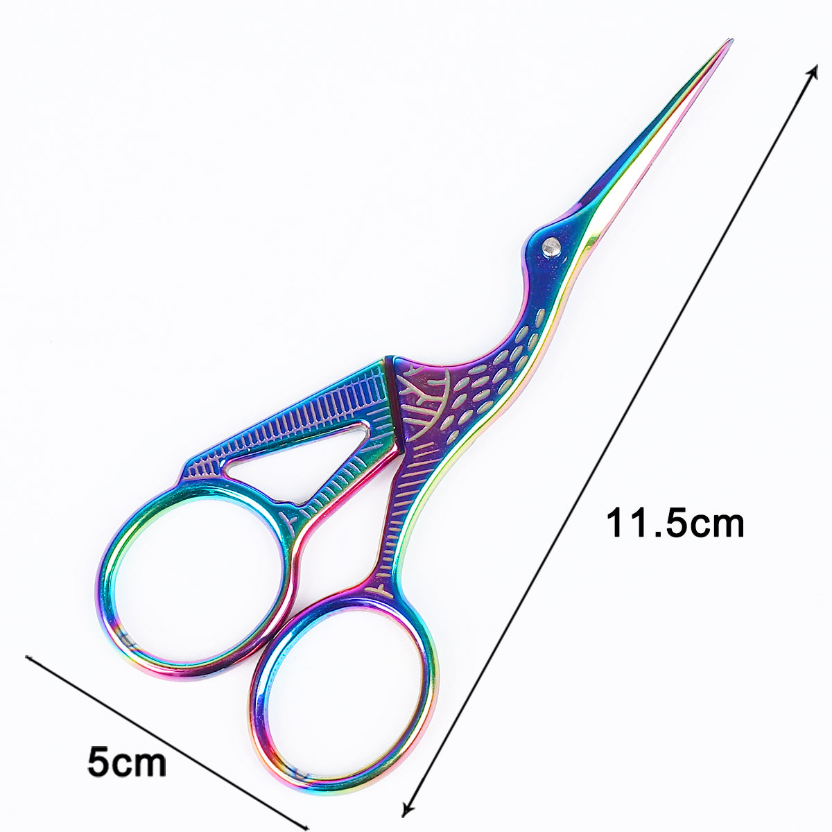 Embroidery Cross Stitch Crane Scissors