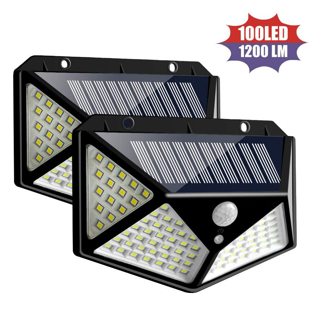 LED Solar Wall Light – Outdoor Security & Garden Lighting