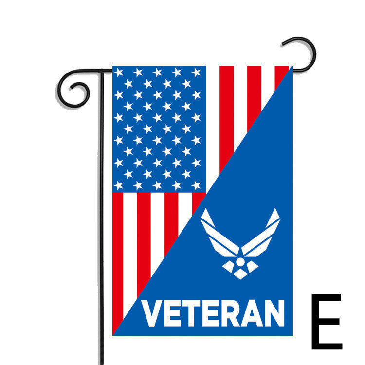 Polyester American Veteran Veteran Garden Flag