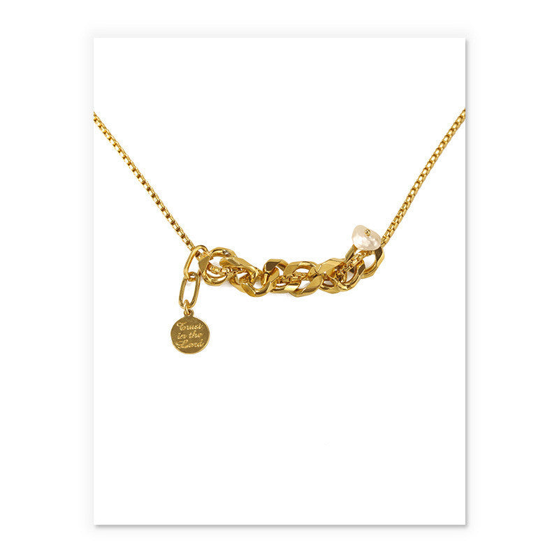 Hip Hop Clavicle Chain Fashion Gold Female Necklace