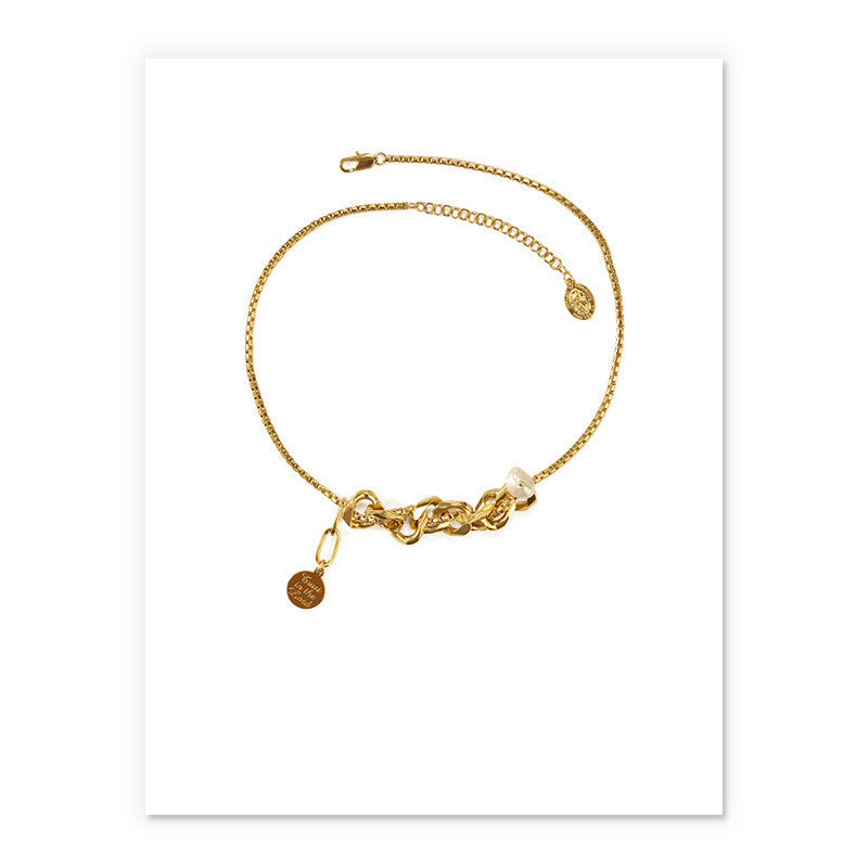 Hip Hop Clavicle Chain Fashion Gold Female Necklace