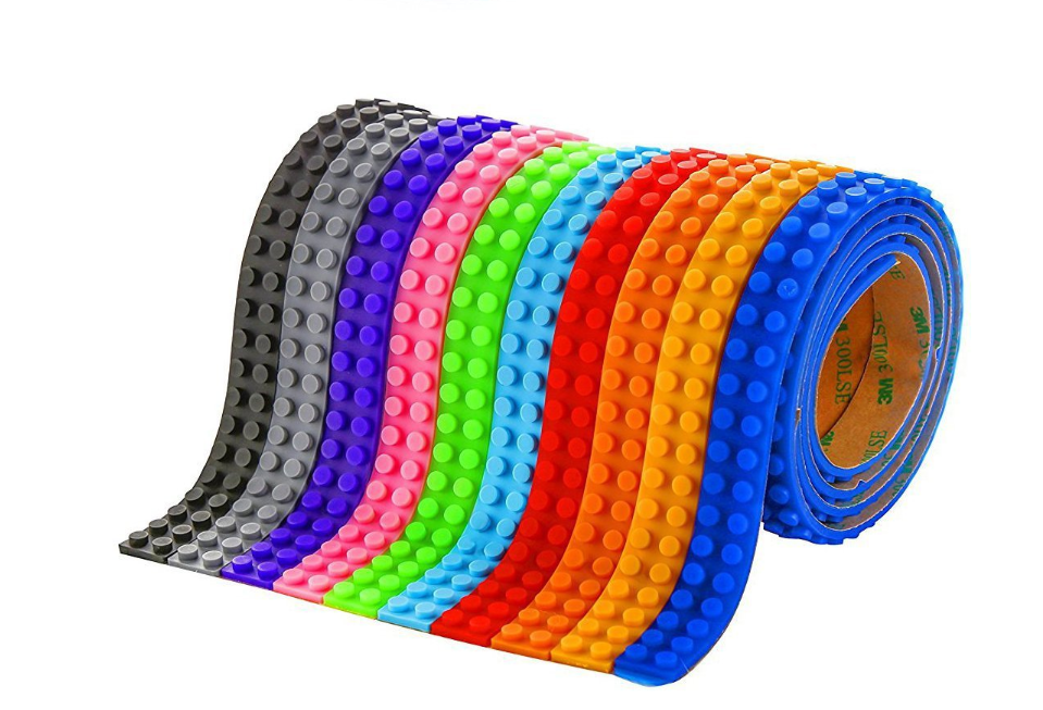 building blocks tape, silicone building blocks, building blocks, strips, no connectors