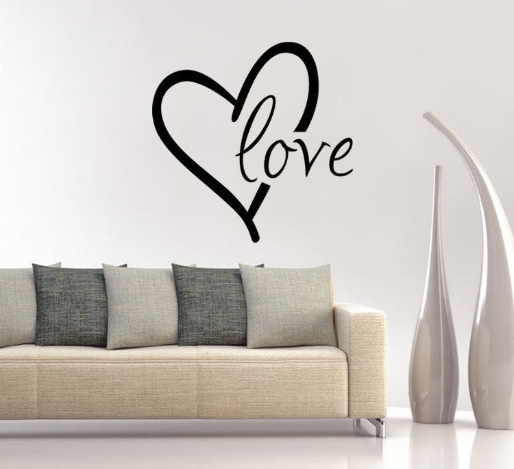 Valentine'S Day Generation Carved Wall Stickers Bedroom Living Room Background Decoration Stickers