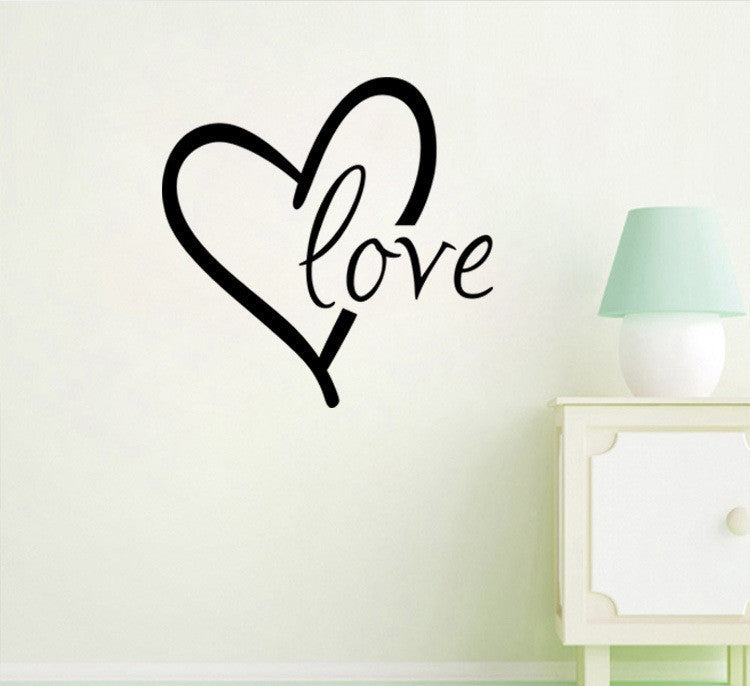 Valentine'S Day Generation Carved Wall Stickers Bedroom Living Room Background Decoration Stickers