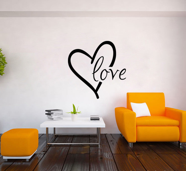 Valentine'S Day Generation Carved Wall Stickers Bedroom Living Room Background Decoration Stickers