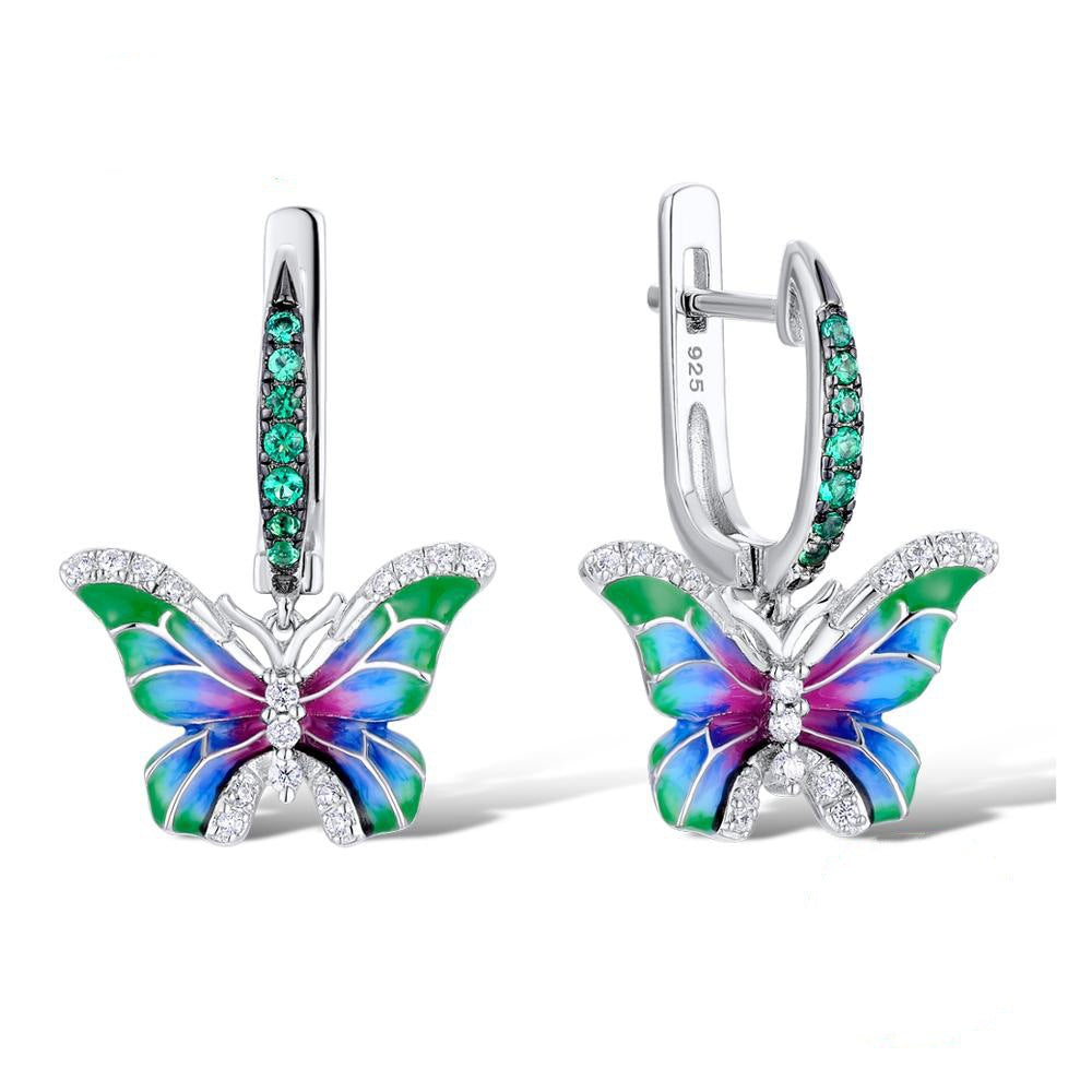 Colorful Epoxy Butterfly Ring Enamel Paint Set