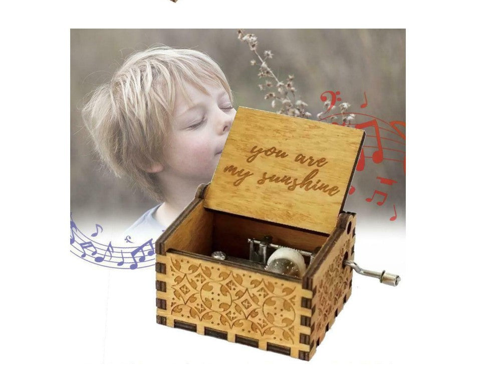 Hand-cranked Music Box Handmade Music Box