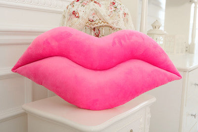 Creative sexy plush big lips pillow