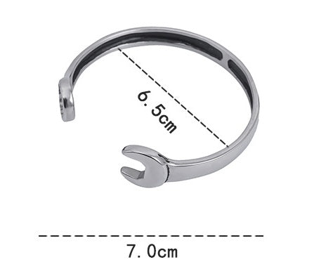 Stainless Steel Personalized Simple Wrench Screw Popular Titanium Steel Bracelet