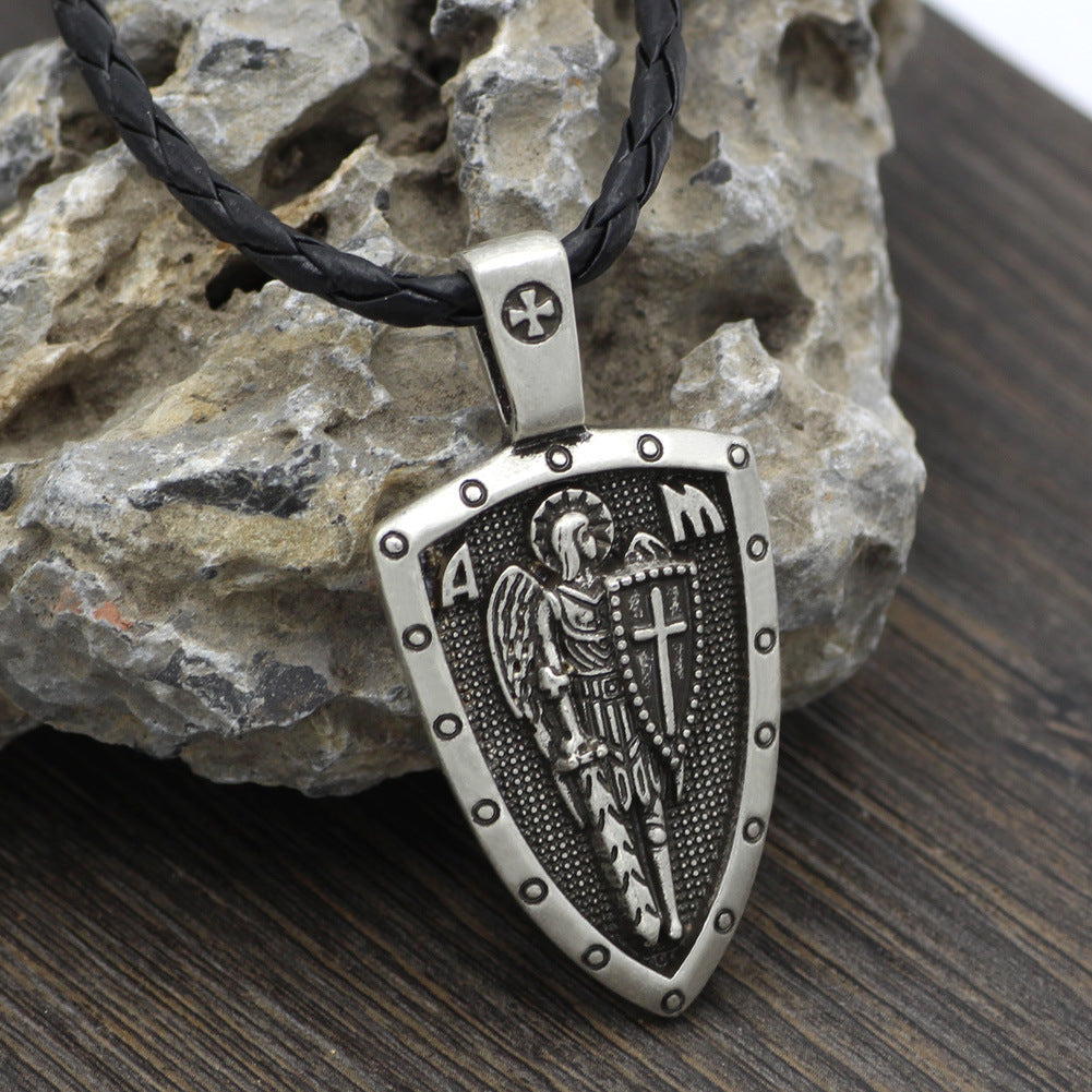 Saint Michael Archangel Pendant Necklace