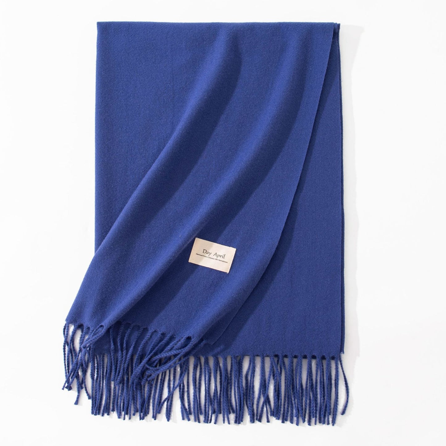 Pure Color Artificial Cashmere Scarf Women's Winter High-grade Shawl