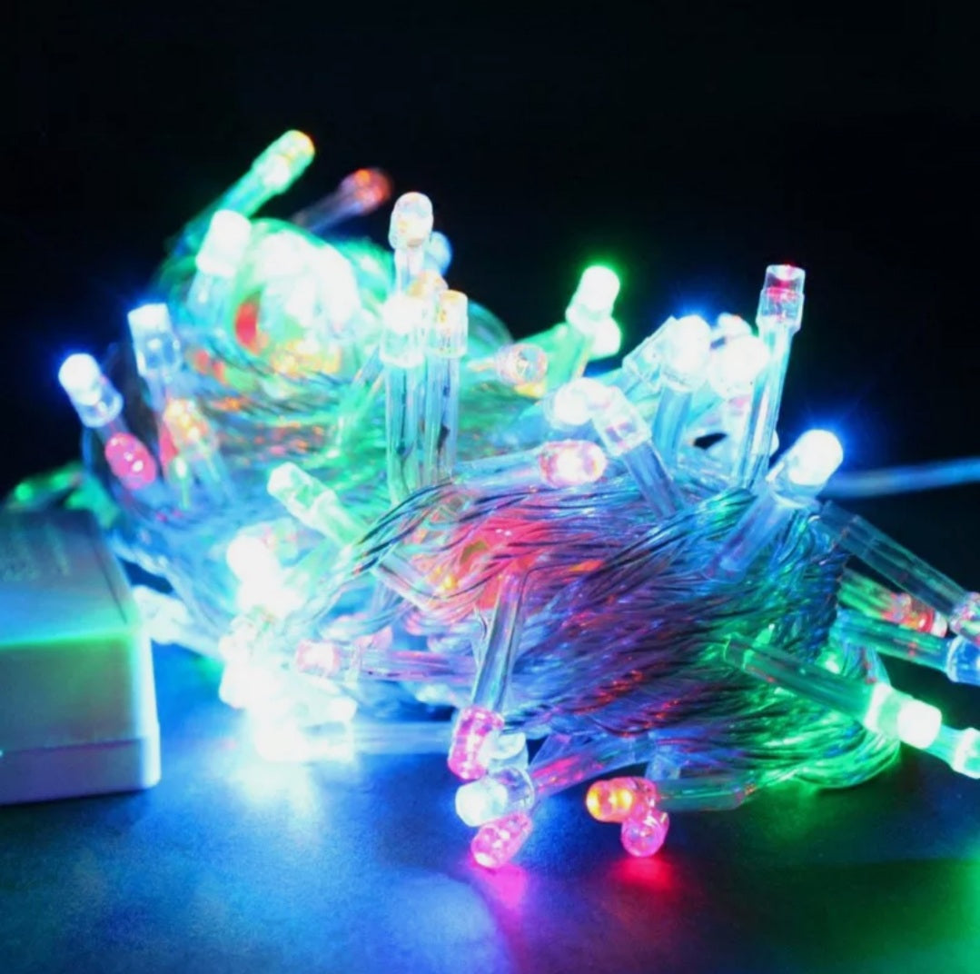 33ft 100 LED Christmas Wedding Xmas party Indoor outdoor lights Decor ...