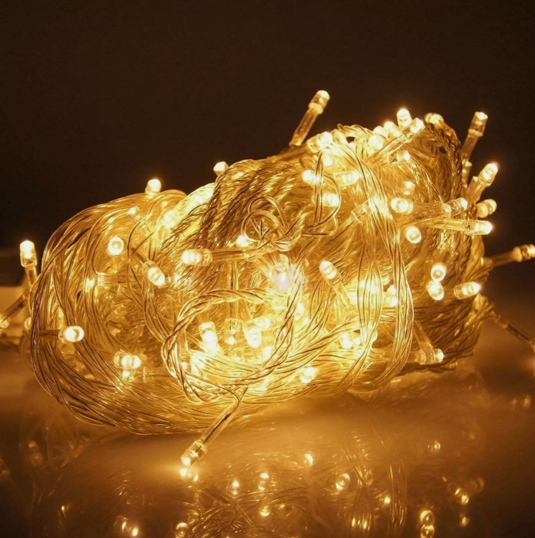 33ft 100 LED Christmas Wedding Xmas party Indoor outdoor lights Decor ...