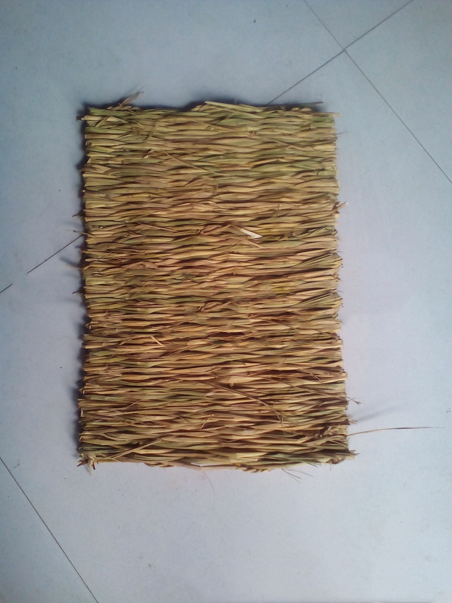 Natural straw mat