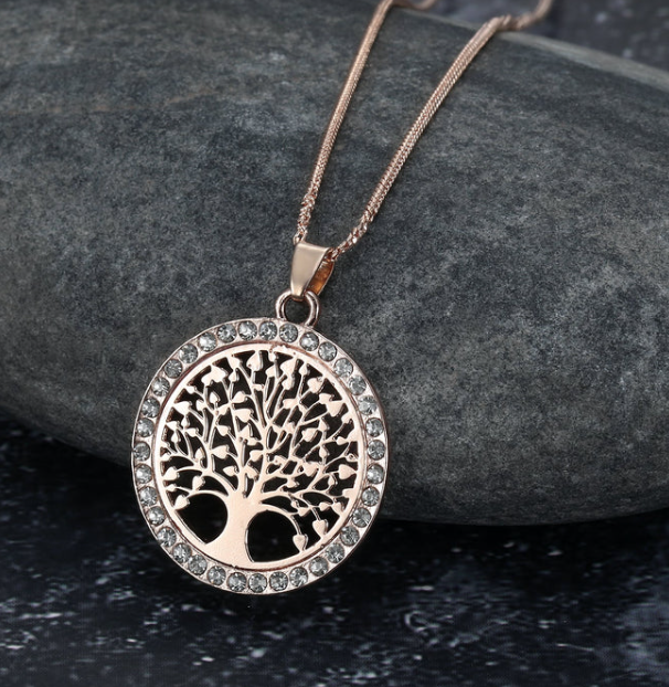 Asgard Crafted Celtic Tree Of Life Ladies Pendant With Cubic Zirconia