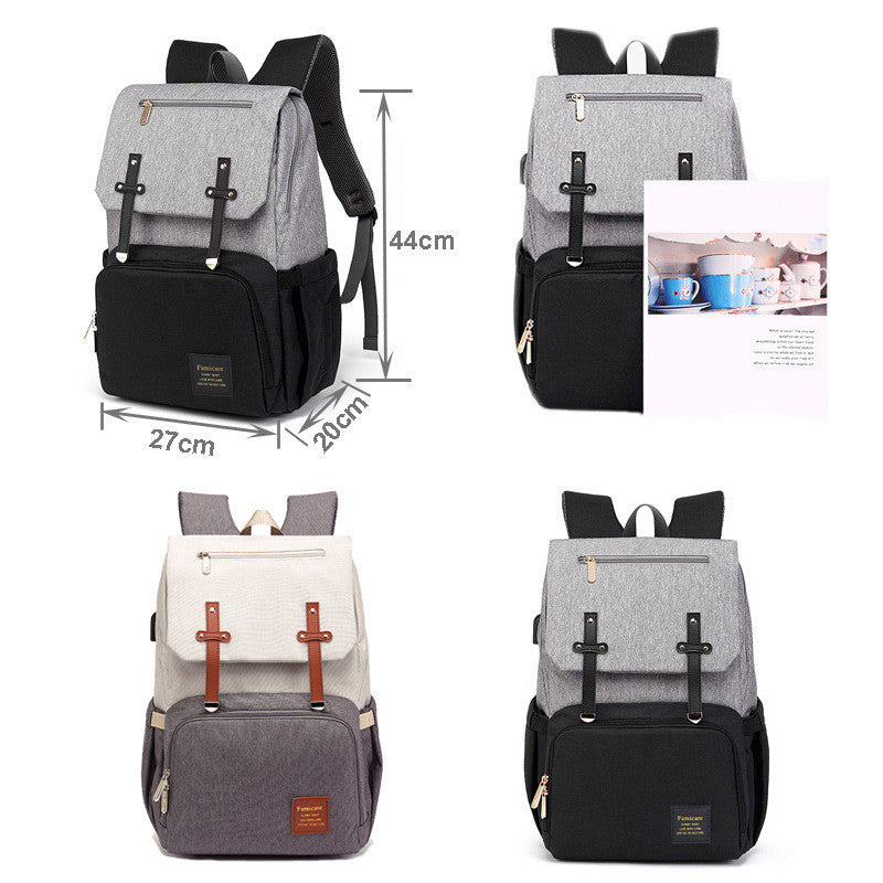 Diaper Mummy Daddy Backpack Baby Stroller Bag