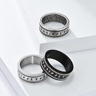 European And American Style Stainless Steel Ring