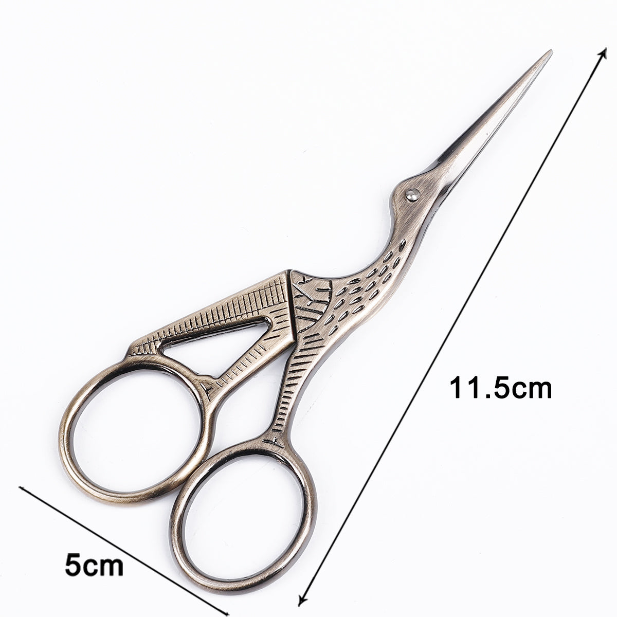 Embroidery Cross Stitch Crane Scissors