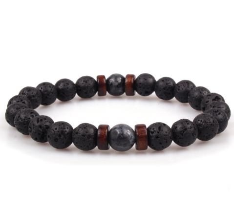 Asgard Crafted Lava Stone Bracelet