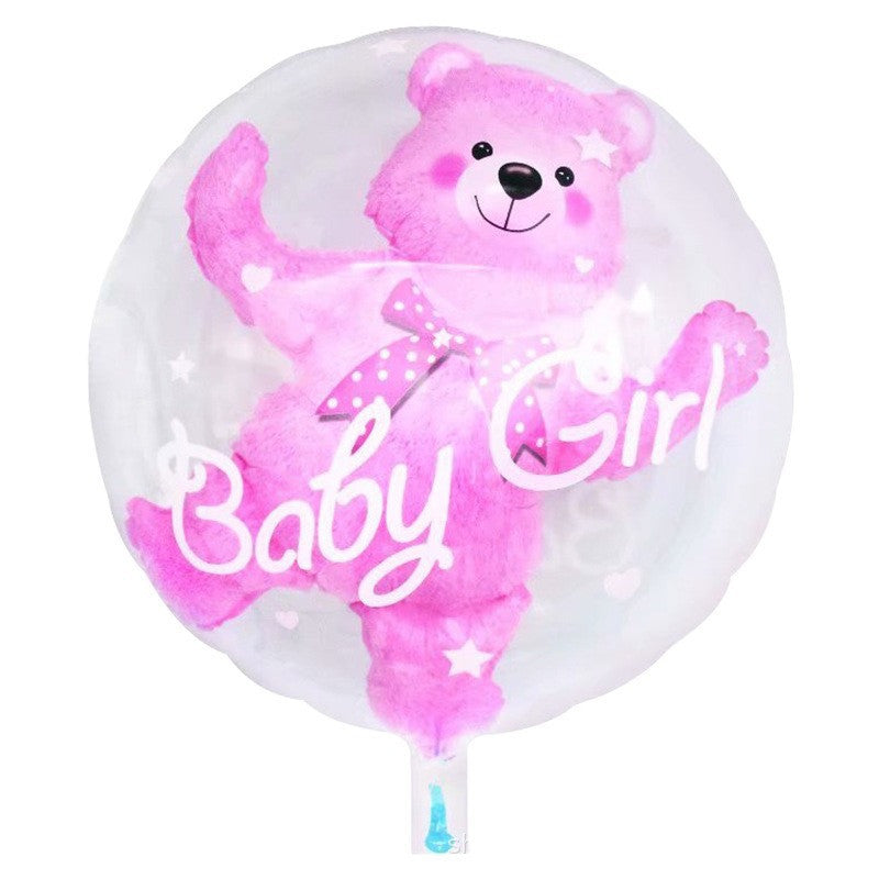 Bear transparent ball