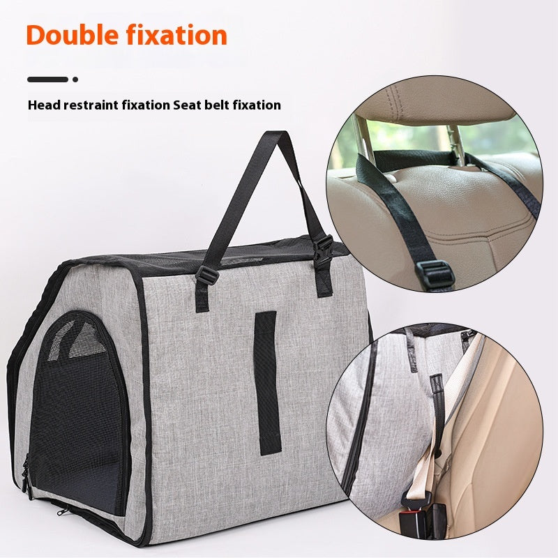 Portable Foldable Car Waterproof And Hard-wearing Pet Cage