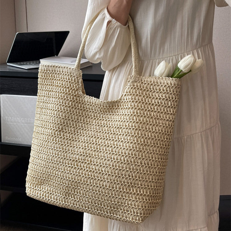 Women's Fashion Large Capacity Straw Bag