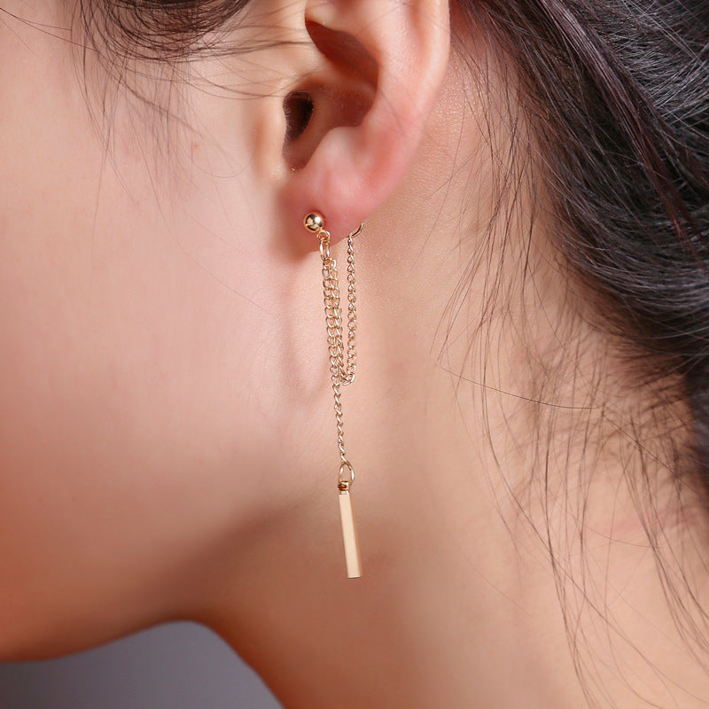 Women's Tassel Simple Stud Earrings