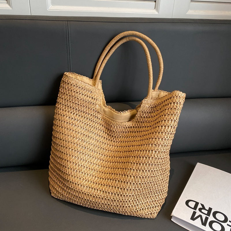 Women's Fashion Large Capacity Straw Bag