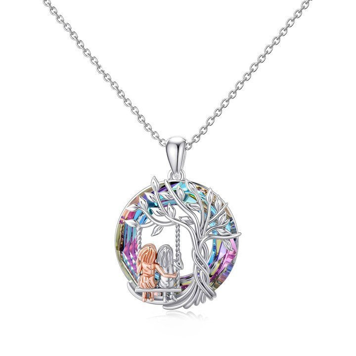 Fashion Little Girl Tree Of Life Pendant Personality