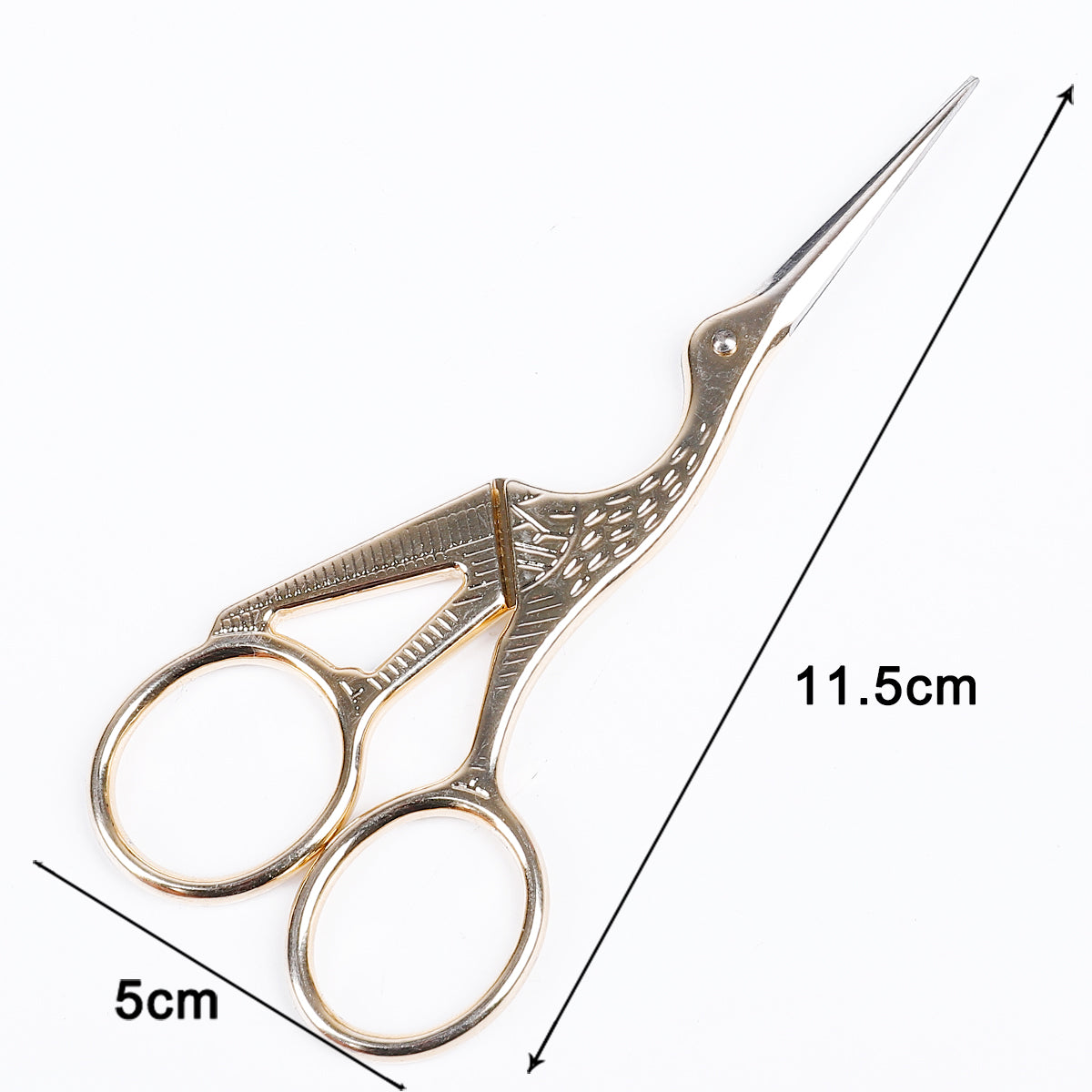 Embroidery Cross Stitch Crane Scissors