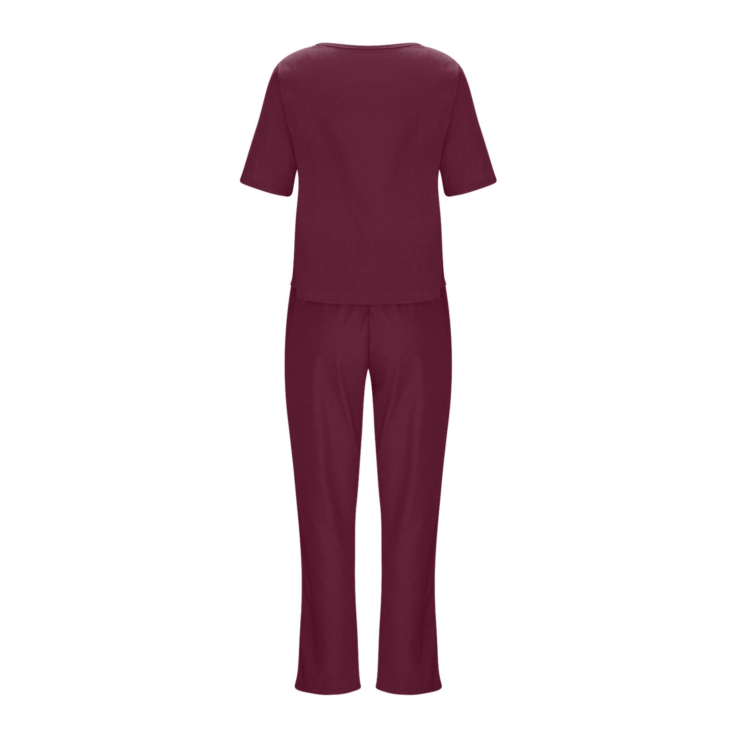 Women's Cotton And Linen Wide-leg Pants Suit