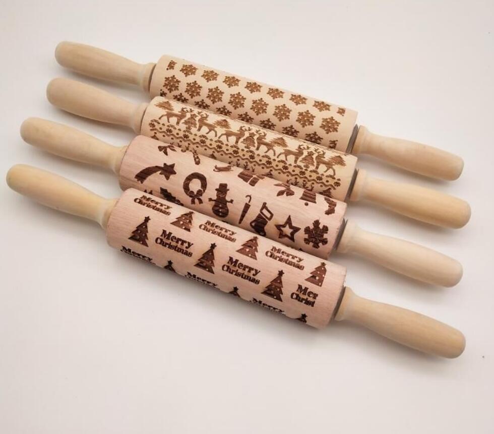 Rolling Pin Christmas Embossing