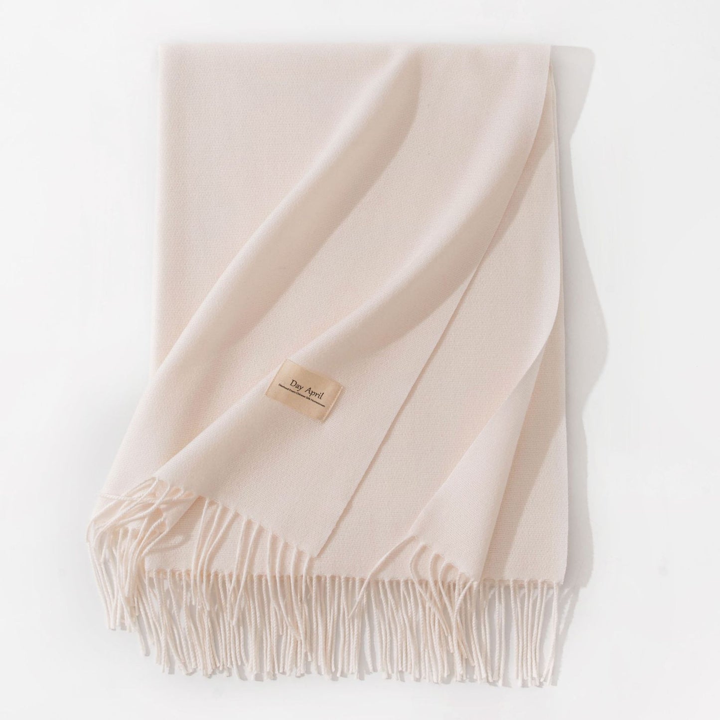 Pure Color Artificial Cashmere Scarf Women's Winter High-grade Shawl