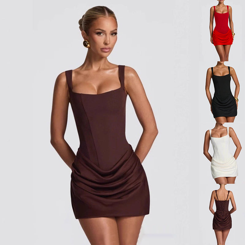 Summer Corset Dress Graceful Sleeveless Short Dresses For