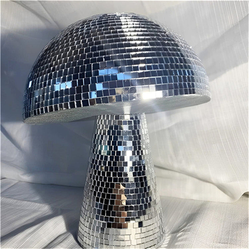 Mirror Glass Brick Mushroom Disco Ball Upholstery