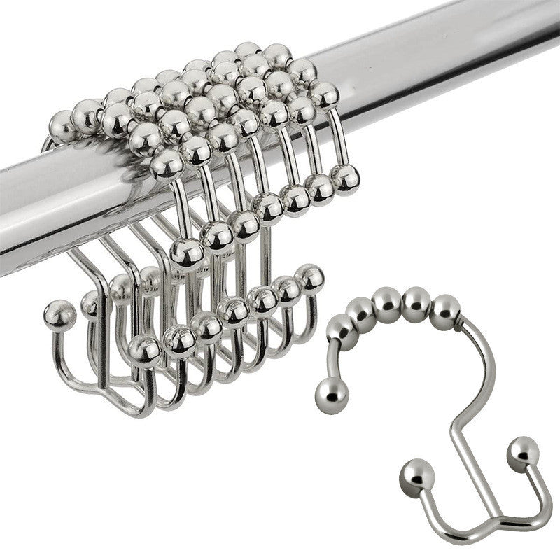 Stainless Steel Mountain-shaped Ball Curtain Hook