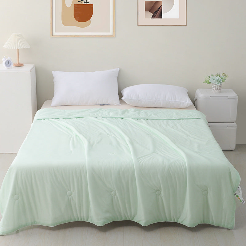 Machine Washable Cool Feeling Ice Silk Thin Quilt