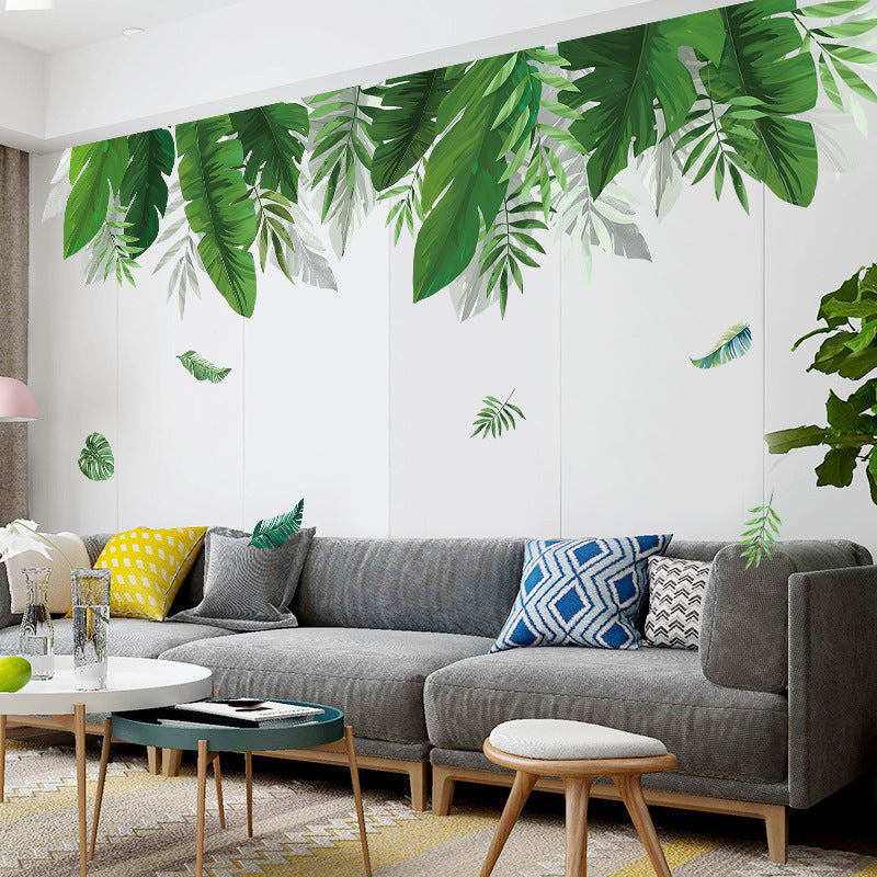 Wall Stickers Nordic  Green Plants Ins Wind