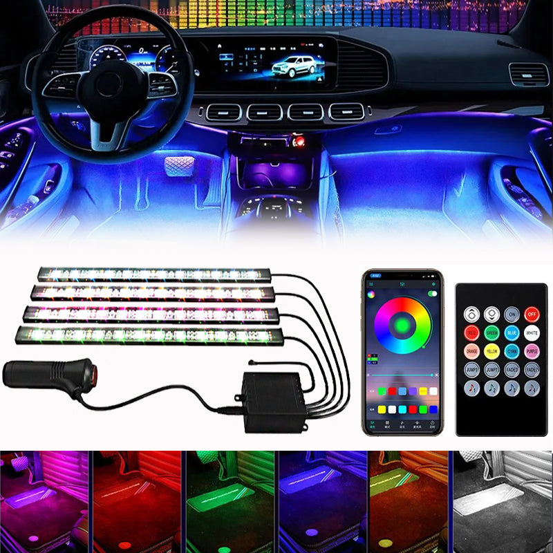 Car Led Strip Lights Kit, Auto Interior Ambient