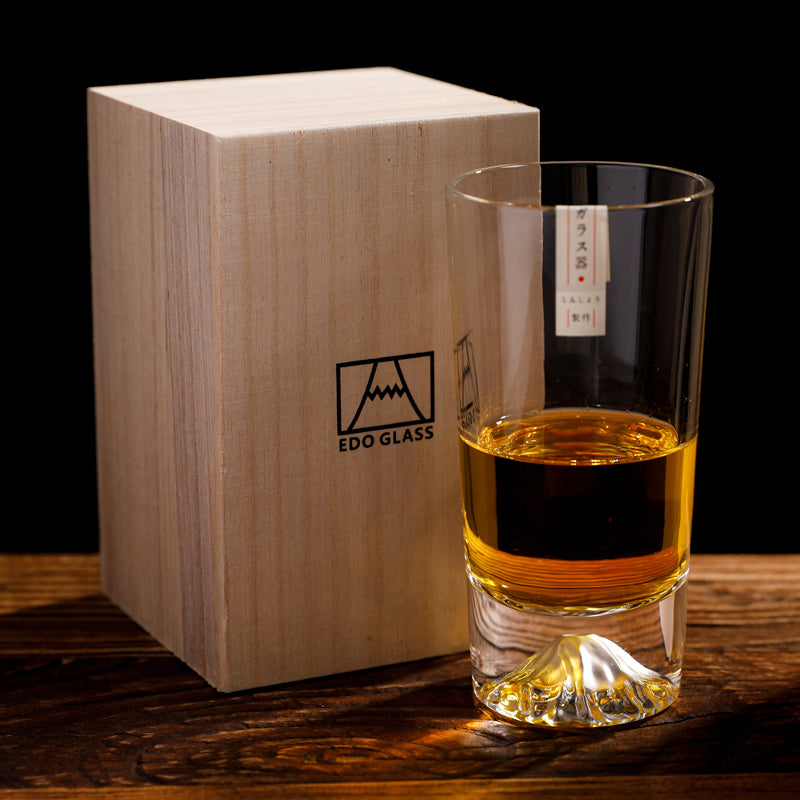 Household Compact Japanese Mount Whiskey Glass