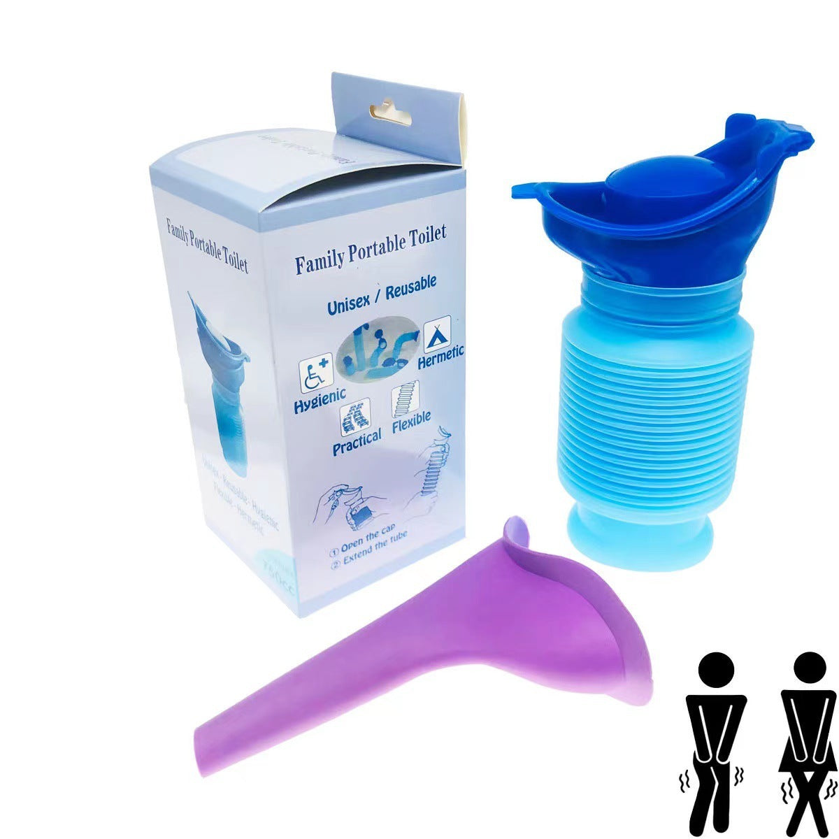 Outdoor Standing Urination In-car Emergency Squat Travel Urinal