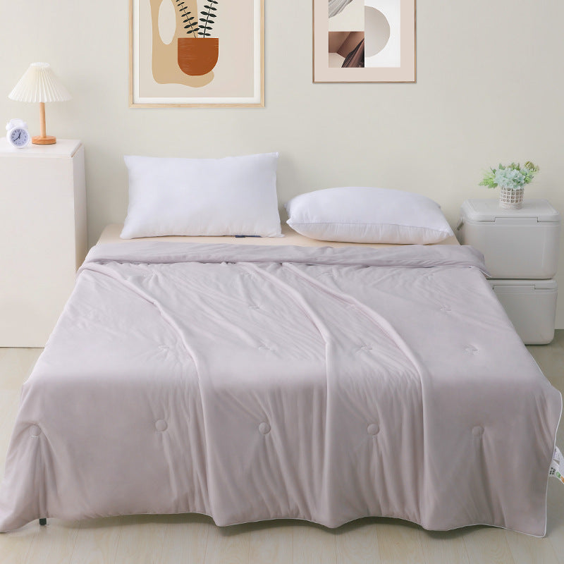 Machine Washable Cool Feeling Ice Silk Thin Quilt