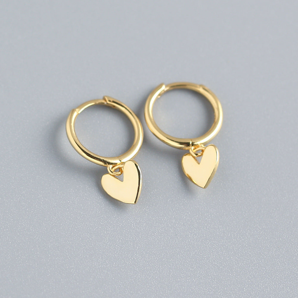 Love Heart Earrings Premium Temperament Earrings Jewelry