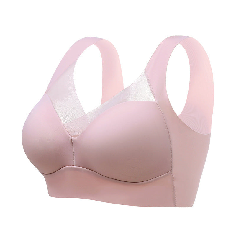 One-piece Fixed Cup Beauty Back Underwear Female Lace Back Shaping Safety Seamless