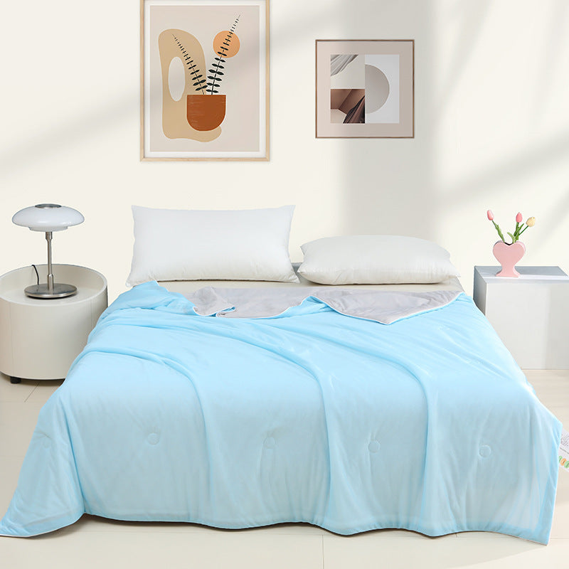 Machine Washable Cool Feeling Ice Silk Thin Quilt